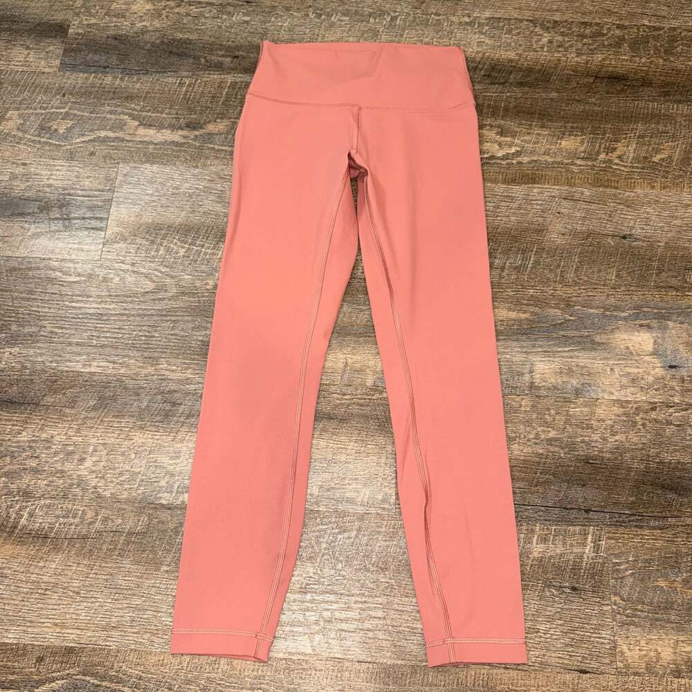 Lululemon Wunder Train High-Rise 25” Pink Leggings Size 6